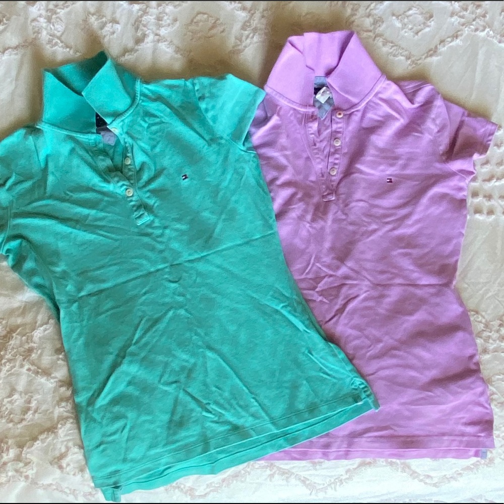 2 Tommy Hilfiger polo shirts